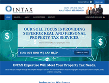 Tablet Screenshot of intax.com
